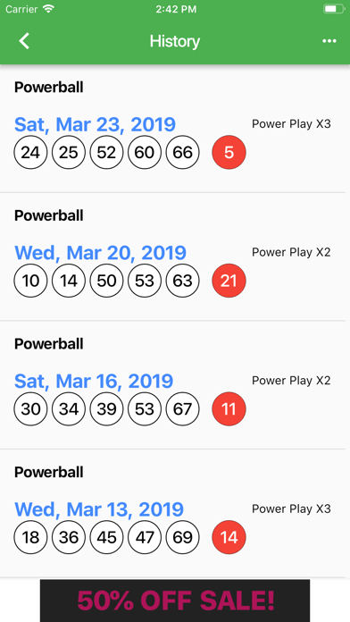 ND Lottery Results screenshot 4