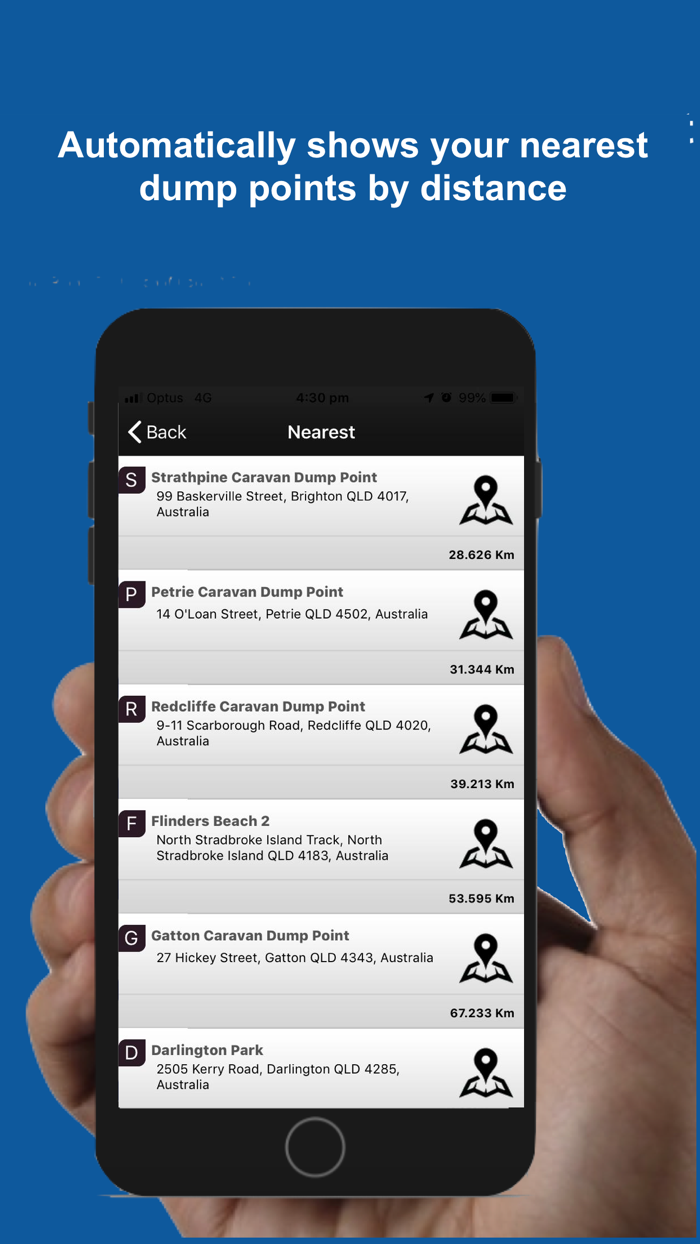 Dump Point Finder  AUS