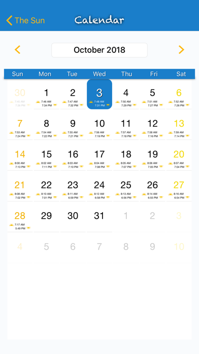 The Sun: Sunrise sunset Times screenshot 2