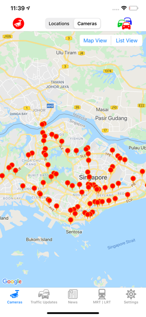 SG Traffic Cameras & Updates(圖2)-速報App