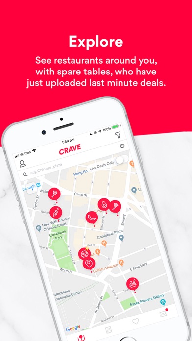 Crave - NYC Restaurant Deals screenshot 2