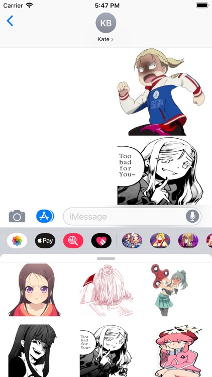 Emoji Chibi Anime Stickers