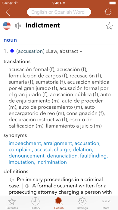 How to cancel & delete Spanish Legal Dictionary from iphone & ipad 3