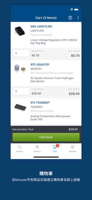 Mouser(圖4)-速報App