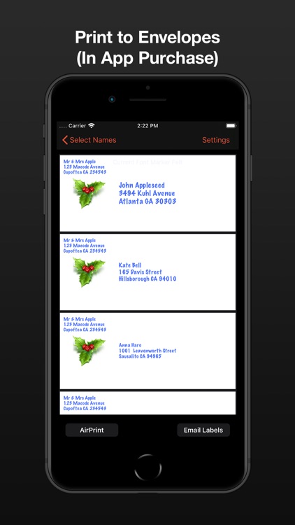 Address Labels for CardLists screenshot-4