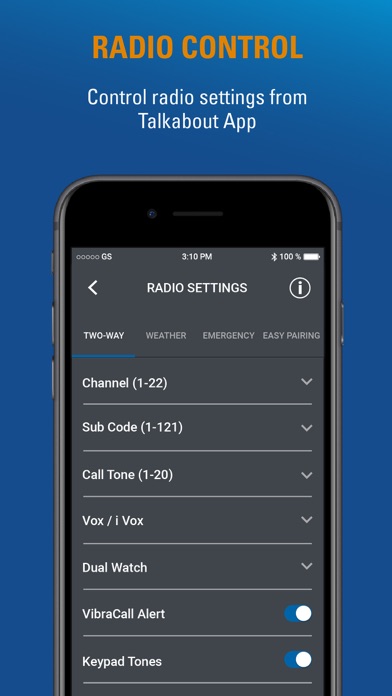 Motorola Talkabout screenshot 4
