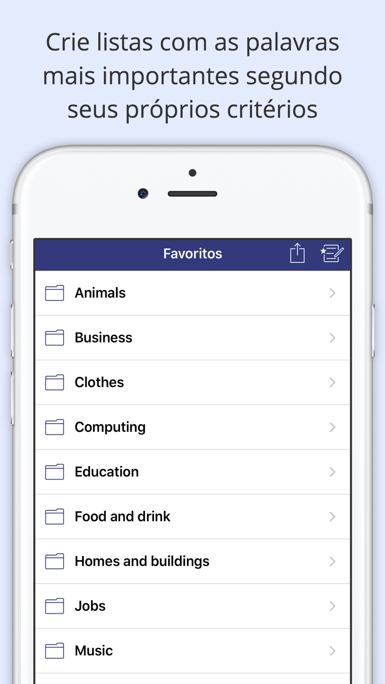 Screenshot do app Oxford Learner’s Dictionaries