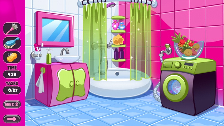 Sweet Baby Girl Cleanup House