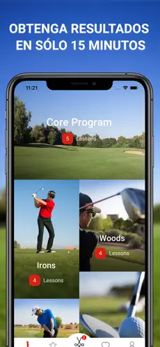 Imatge 1 15 Minute Golf Coach Pro Tips iphone
