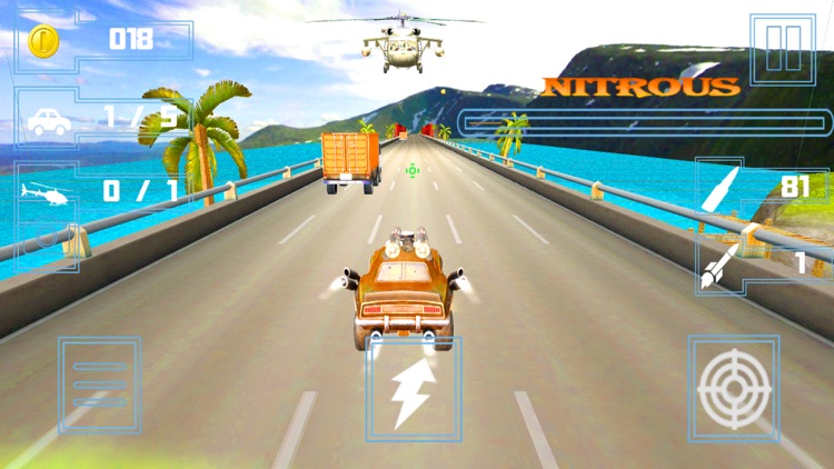 Traffic Car Racing Shooter 3D screenshot-7