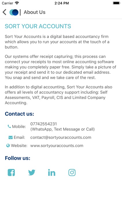 Sort Your Accounts