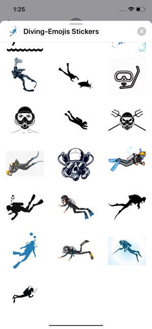 Diving-Emojis Stickers(圖2)-速報App