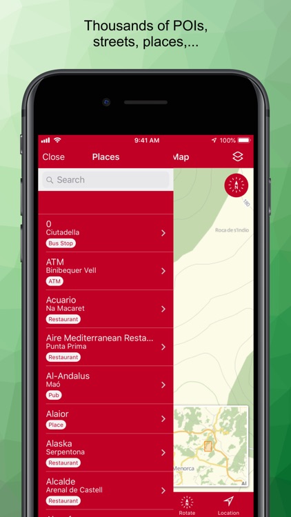 Menorca Offline Map
