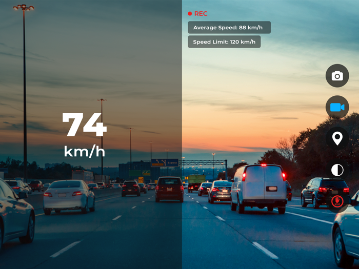 GPS Speedometer Car Dash cam