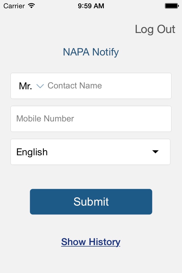 NAPA Notify screenshot 3