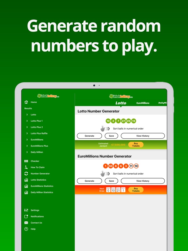 irish lotto daily millions stats