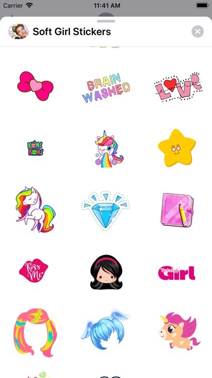 Soft Girl Sweet Cute Stickers screenshot-5