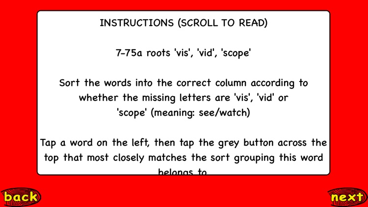 Word Sort Wizard LITE screenshot-5