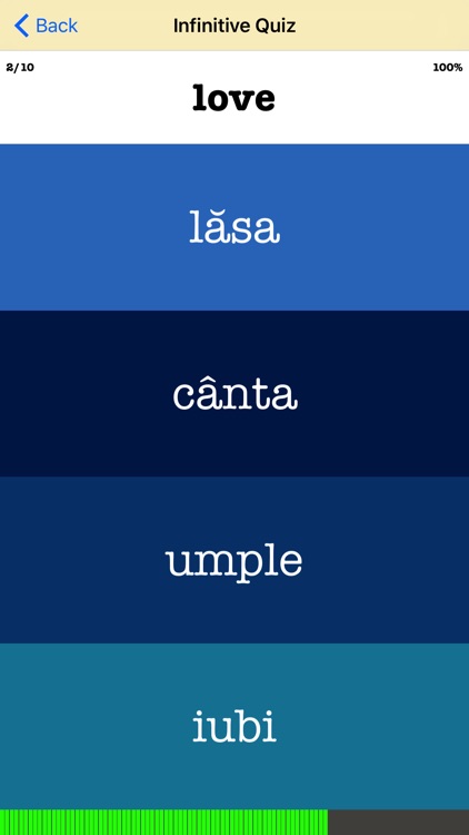 Romanian Verb Blitz