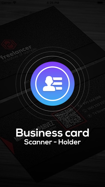 Business card Scanner - Holder