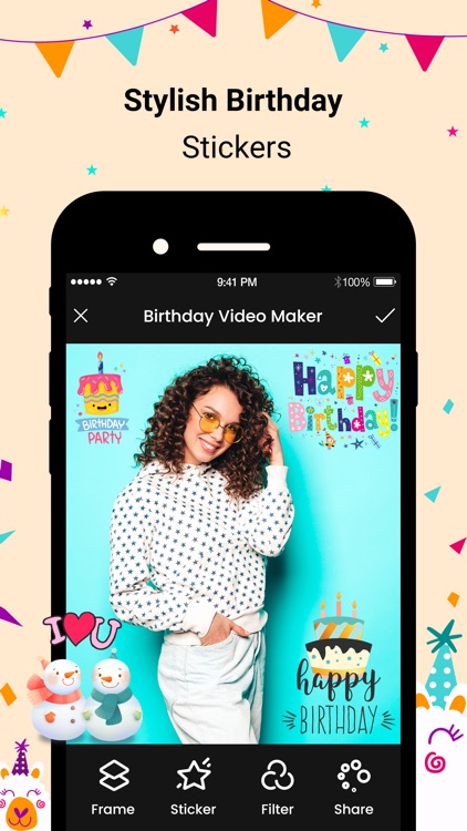 Birthday Movies Maker Song screenshot-3