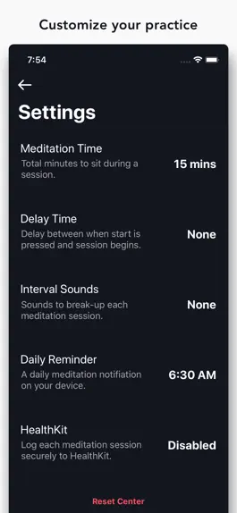 Game screenshot Center Meditation Timer hack