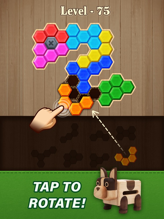Block Hexa Puzzle: Wooden Game screenshot 2