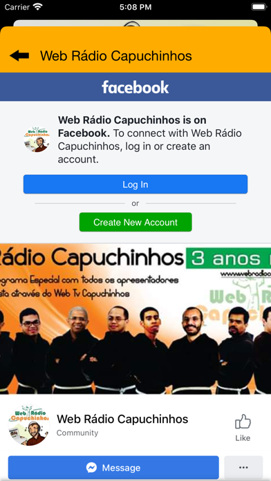 How to cancel & delete WebRadio Capuchinhos from iphone & ipad 4