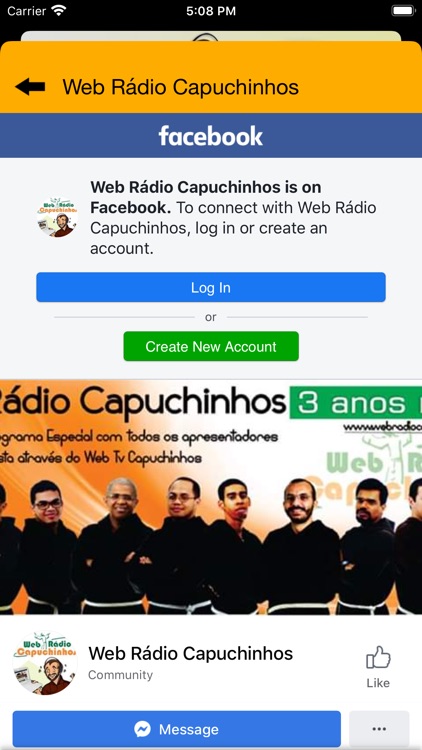 WebRadio Capuchinhos screenshot-3