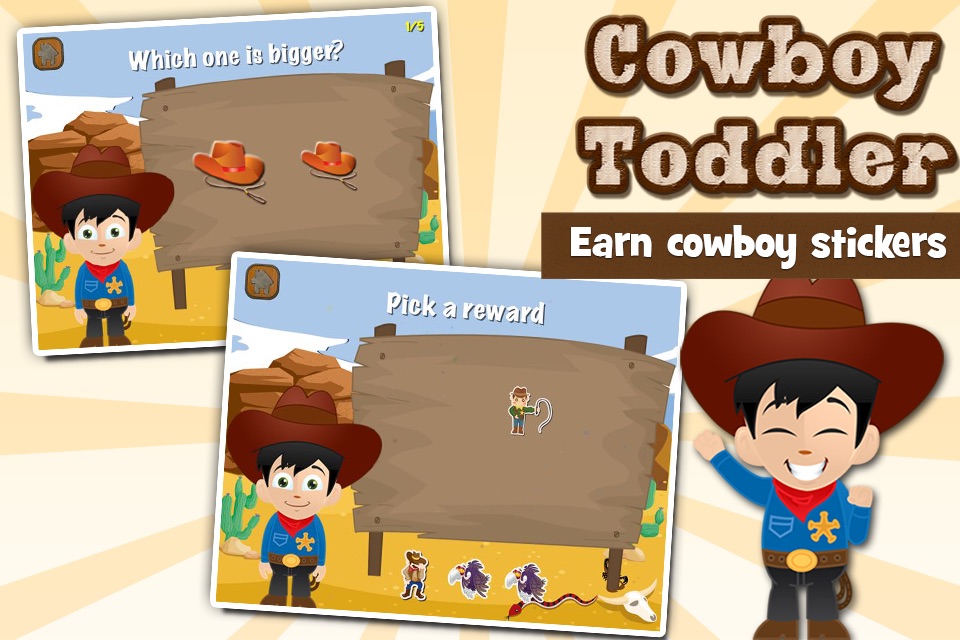 Cowboy Toddler Learning Games screenshot 4