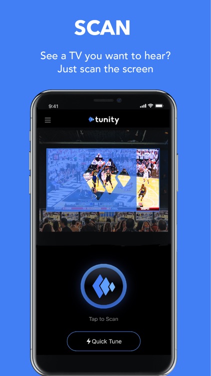 Tunity: Hear any muted TV