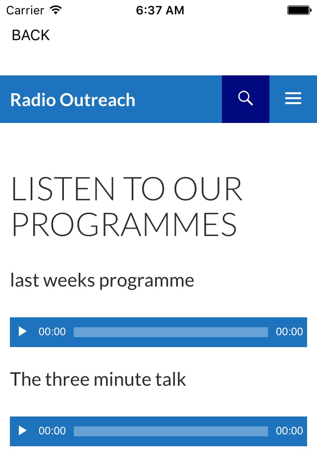 Radio Outreach screenshot 2