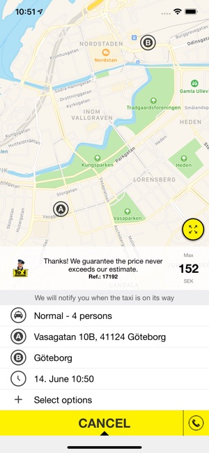 Taxi Göteborg(圖4)-速報App