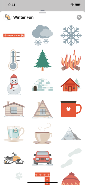 Winter Fun - Stickers