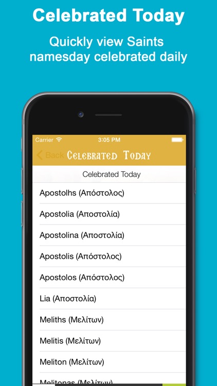 Greek Orthodox Calendar by Tsolias Software