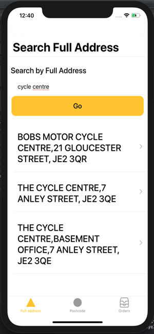 MyDelivery Address Finder