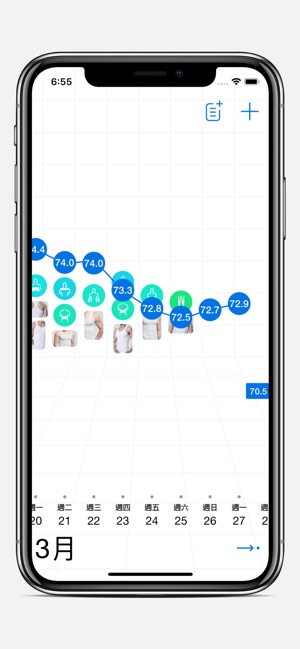 瘦身旅程 - 記錄體重與身材的點滴變化(圖1)-速報App
