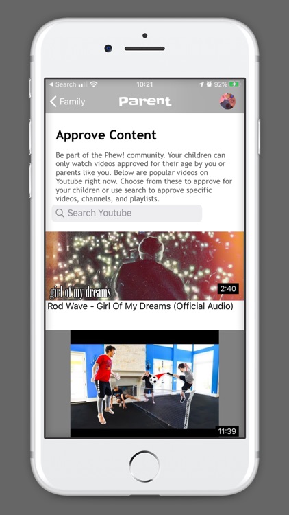 Phew! Parent approved videos. screenshot-4