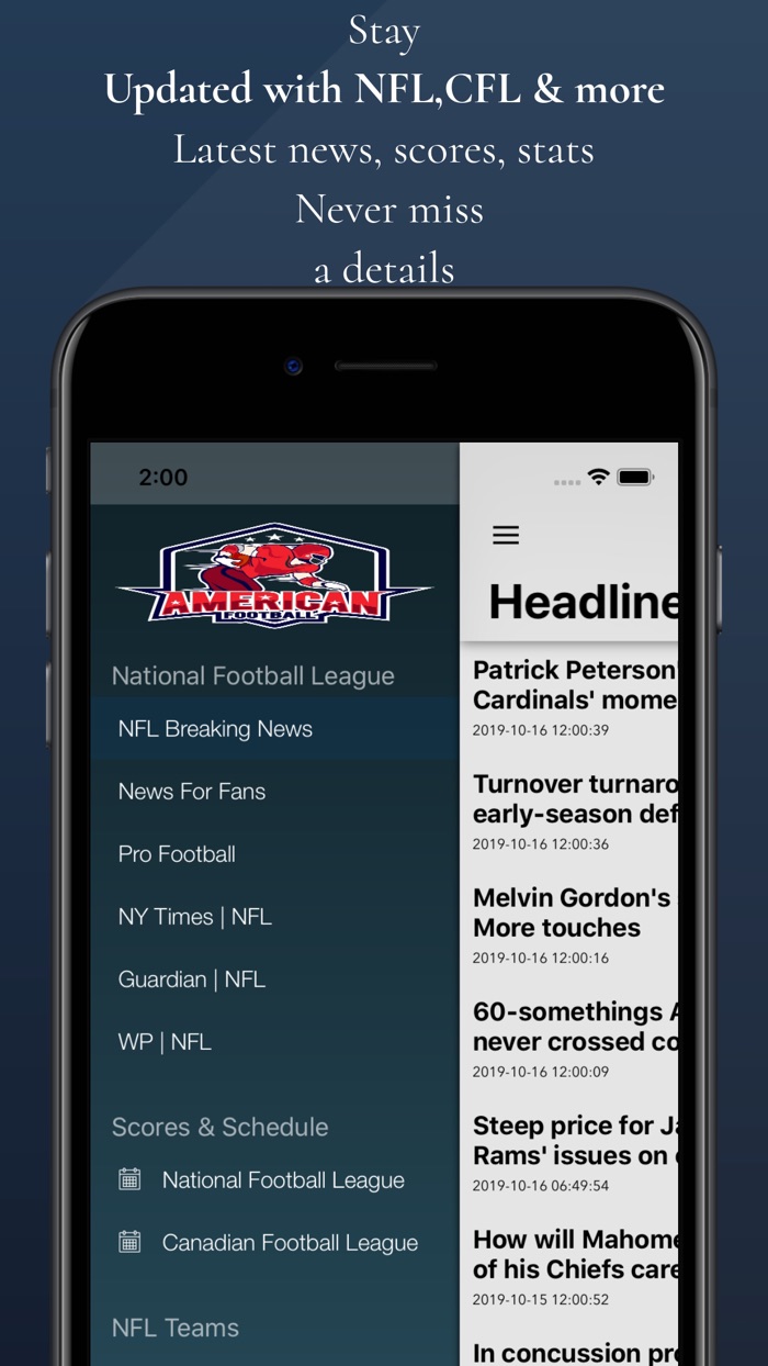 AF  Scores, News, Stats more