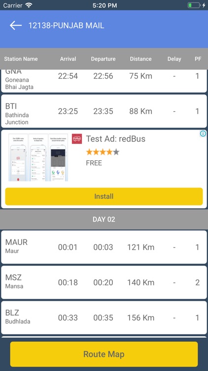 Indian Railway Train Enquiry