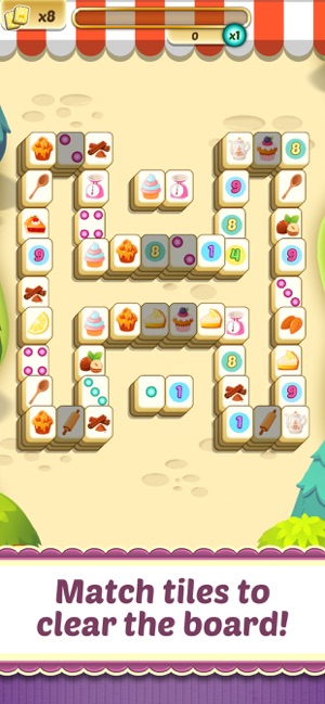 Mahjong Cupcake Bakery Puzzle