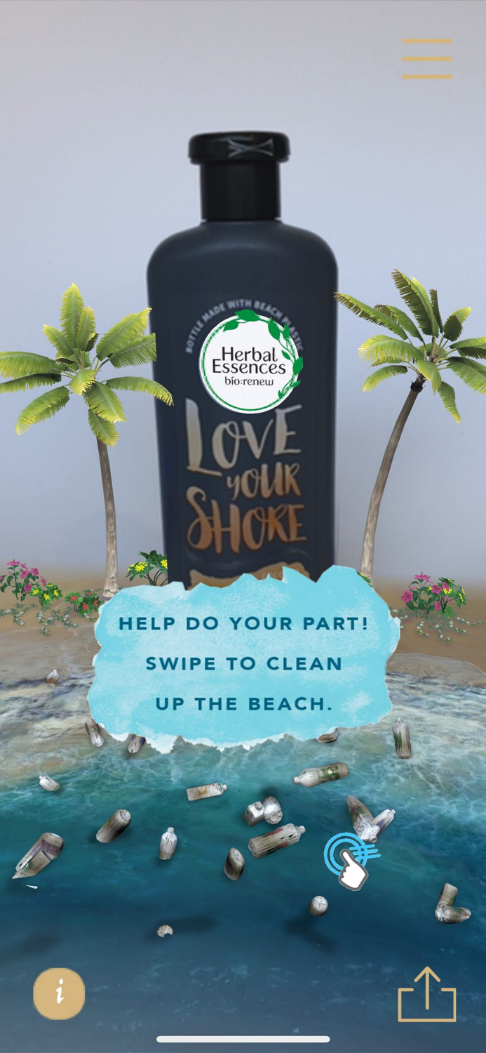 Herbal Essences AR Experience