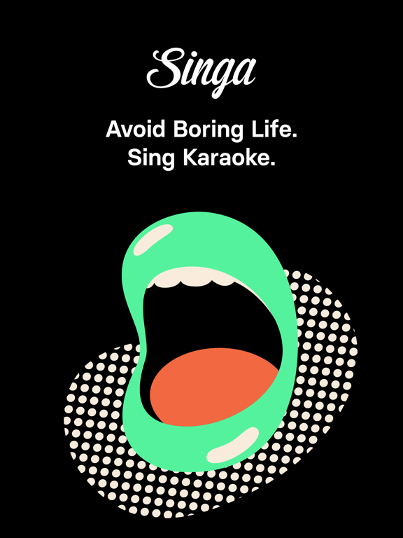 Singa: Sing Karaoke & Lyricsのおすすめ画像1