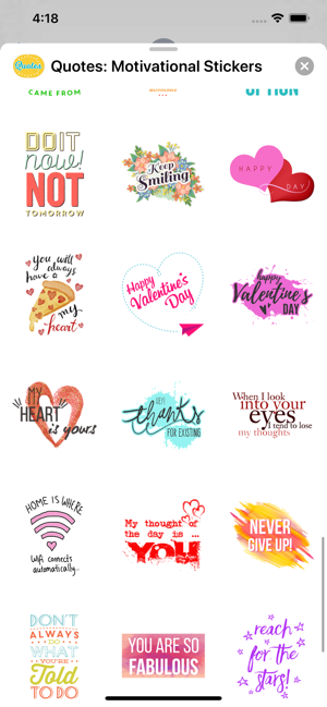 Quotes: Motivational Stickers(圖7)-速報App