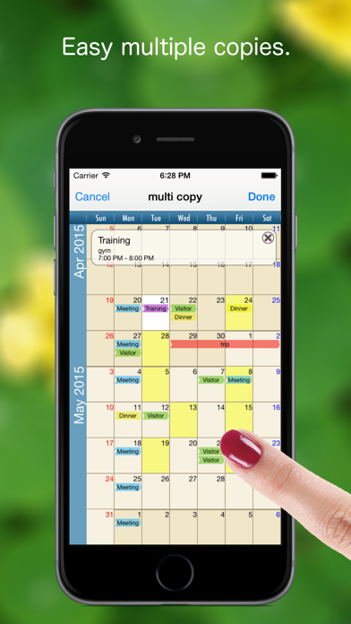 Kurumaki Calendar -month scroll calendar- screenshot
