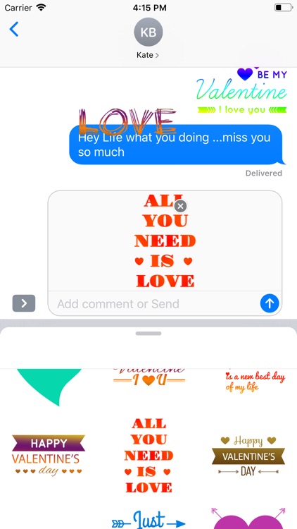 Love express emoji screenshot-5