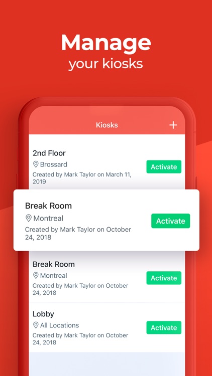 Agendrix Kiosk – Time Clock screenshot-3