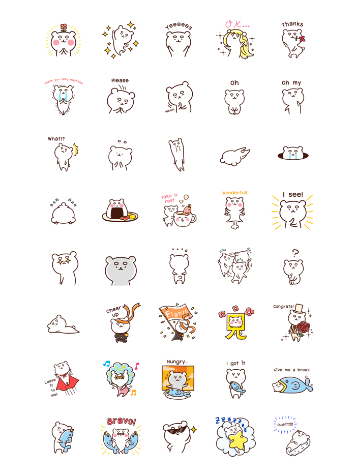 Relaxed Bear Marokkuma