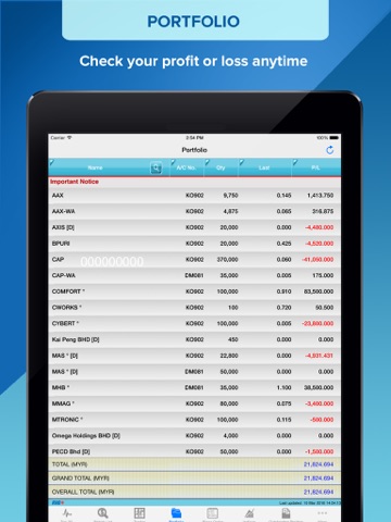 RHBInvest for iPad screenshot 2