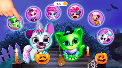 How to cancel & delete Kiki & Fifi Halloween Makeover from iphone & ipad 1